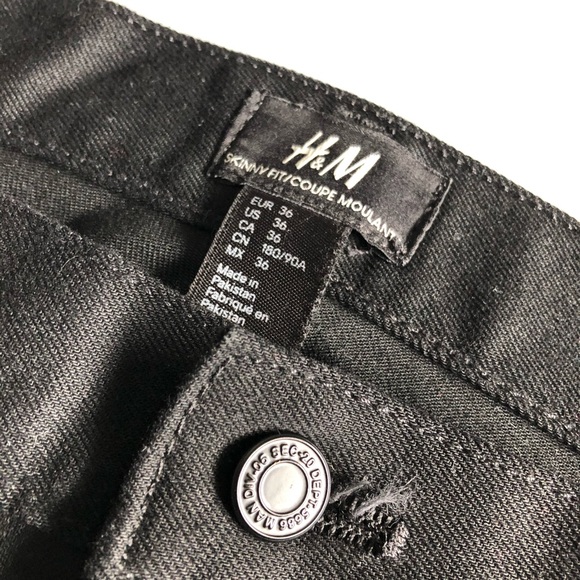COPY - Black Skinny Fit/Coupe Moulante Jeans - Picture 1 of 3